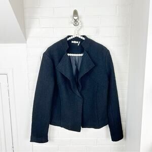 Country Fashion by Venario Black Boiled Wool Jacket Size S